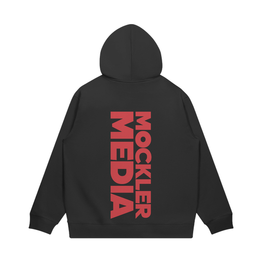 Vertical Logo Hoodie, Black