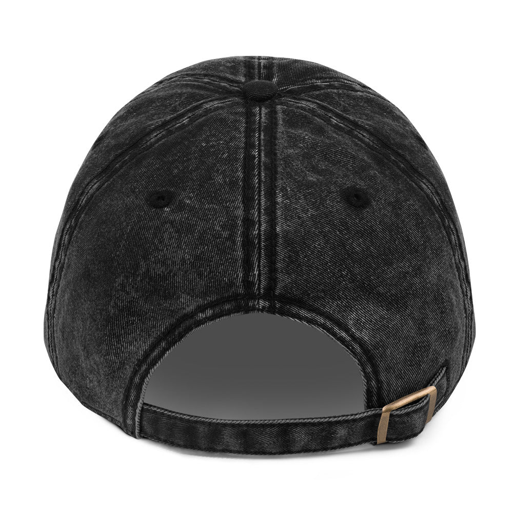 Vintage Dad Hat, Faded Black
