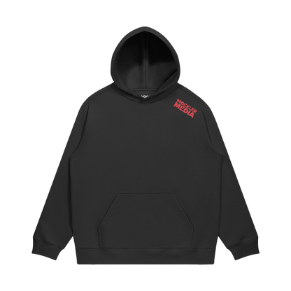 Vertical Logo Hoodie, Black