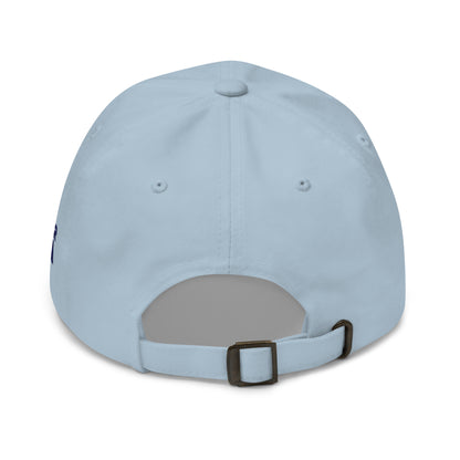 Embroidered Flag Dad Hat, Light Blue