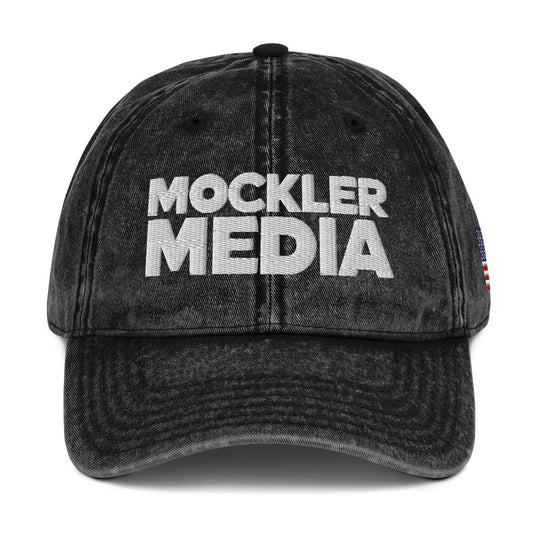 Vintage Dad Hat, Faded Black