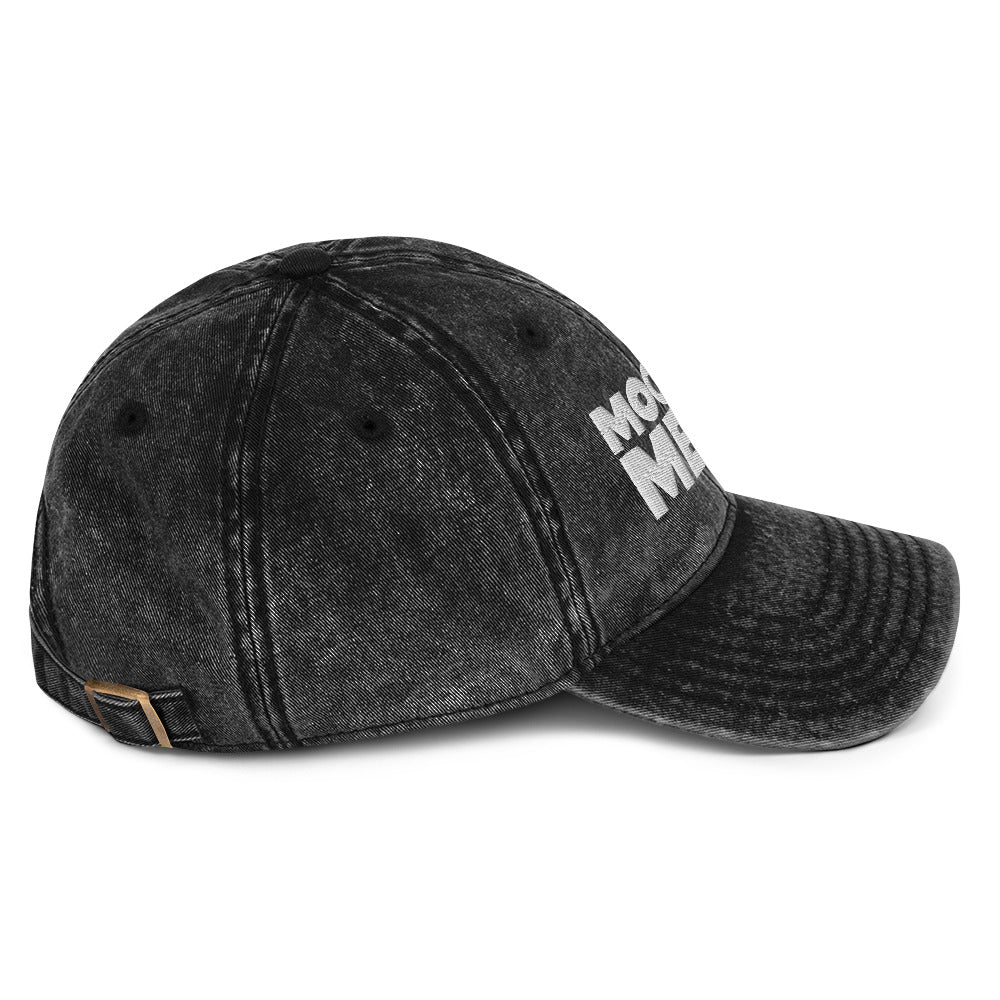 Vintage Dad Hat, Faded Black