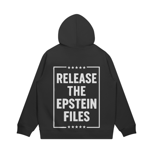 Release the Files Fleece Hoodie, Black