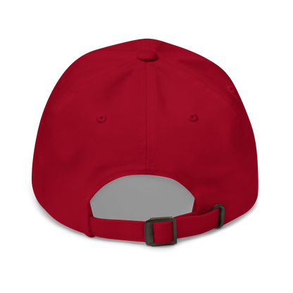 Winter Dad Hat, Bright Red