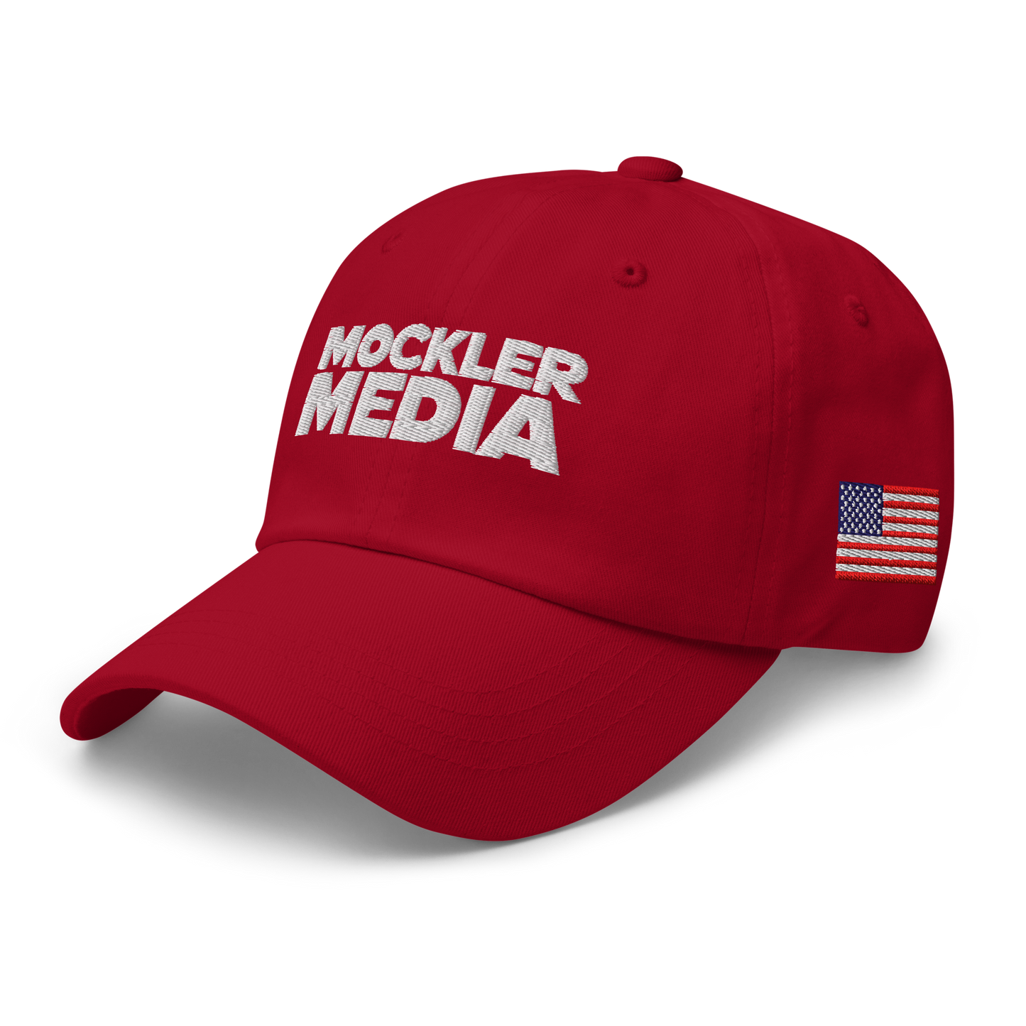 Winter Dad Hat, Bright Red