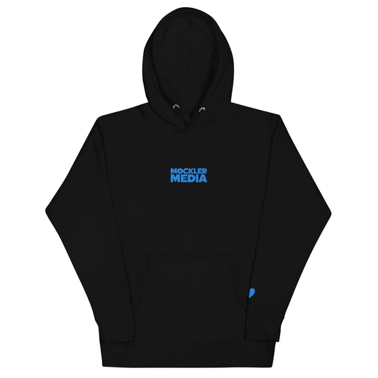 Embroidered Logo Hoodie, Black