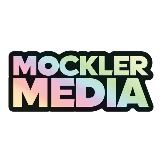 Mockler Media Holographic Sticker, 3"x1.27"in