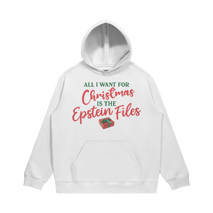All I Want Fleece Hoodie, White