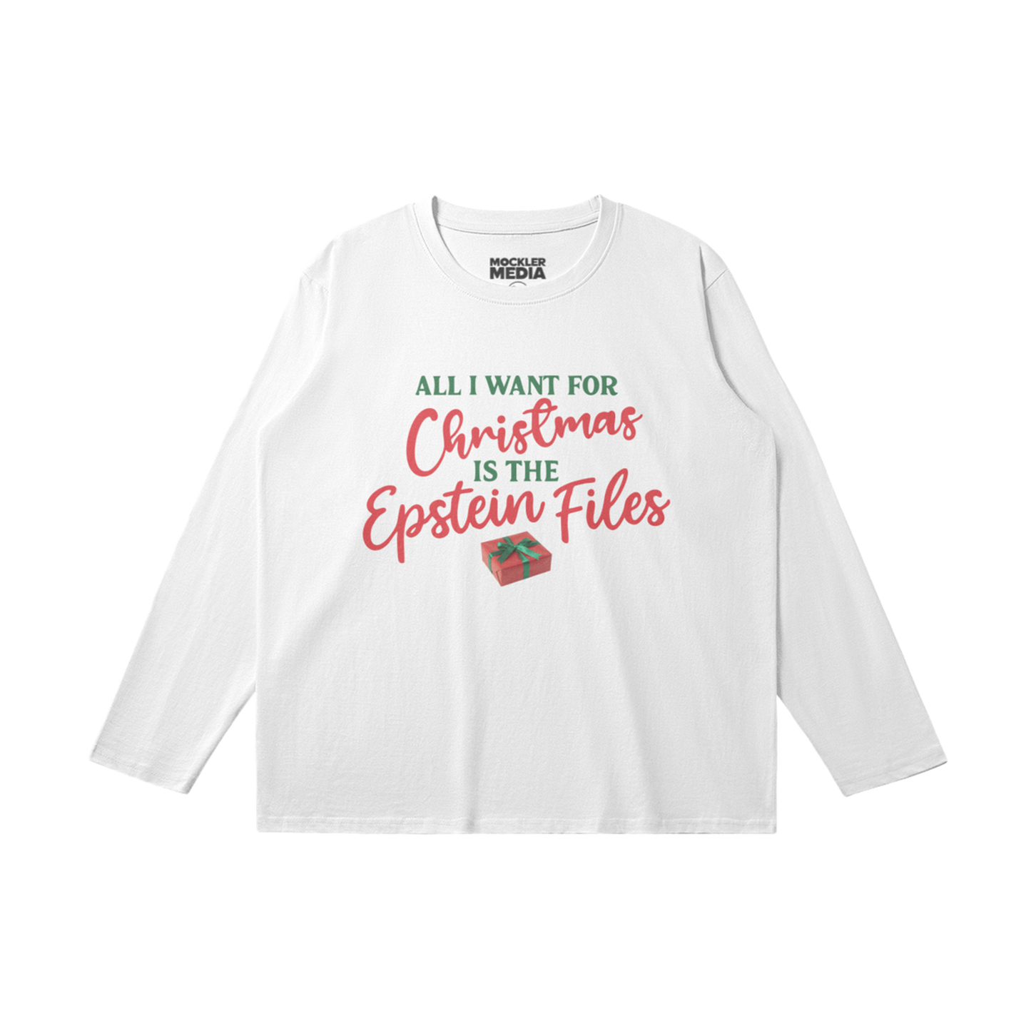 All I want Long Sleeve Tee, White