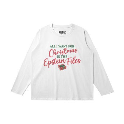 All I want Long Sleeve Tee, White