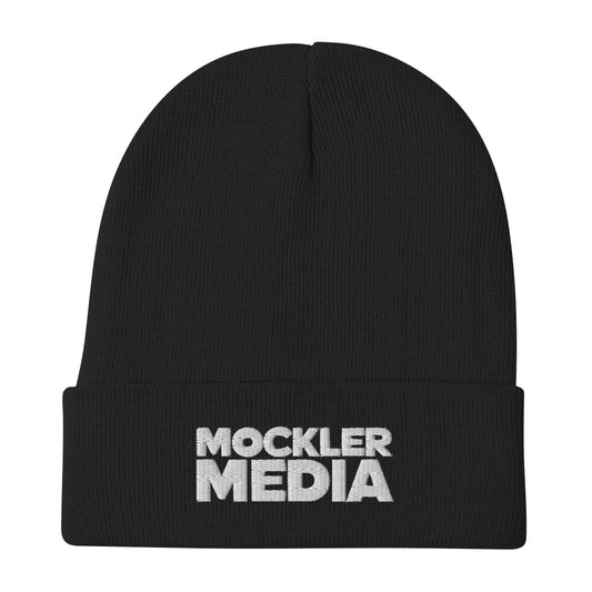 Embroidered Winter Hat, Black