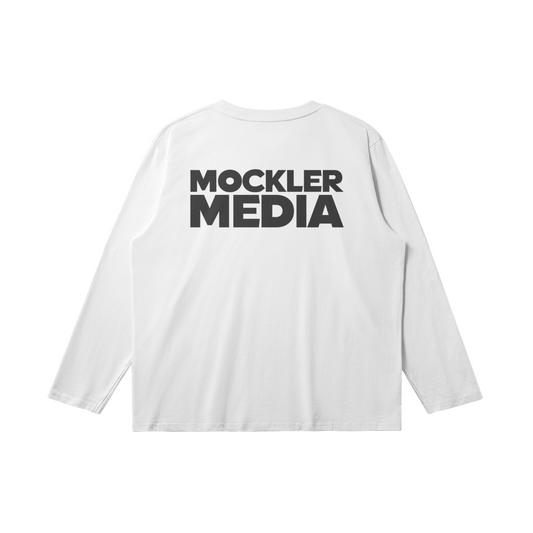 Release the Files Long Sleeve Tee, White