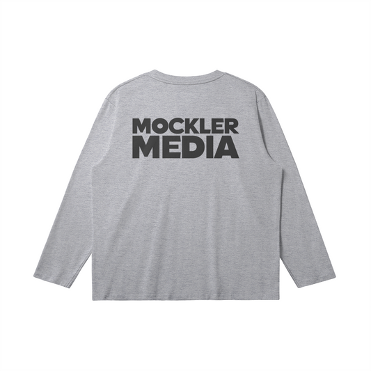 Release the Files Long Sleeve Tee, Heather Gray