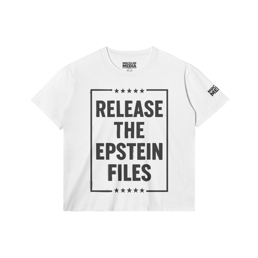 Release the Files Tee, White
