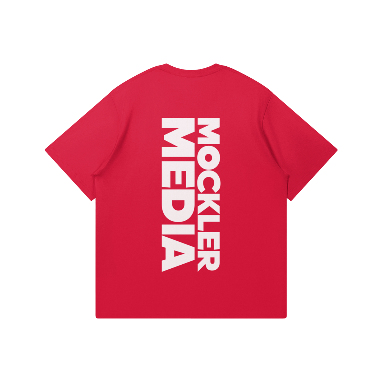Vertical Logo T-shirt, Bright Red