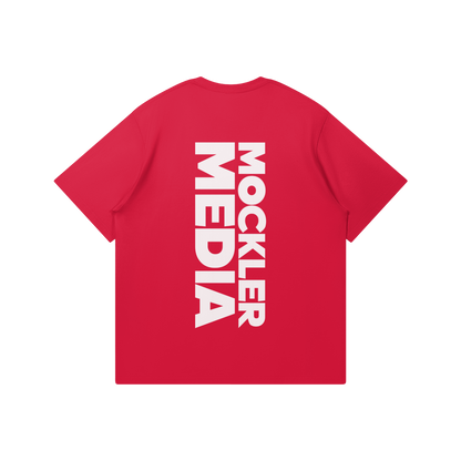 Vertical Logo T-shirt, Bright Red