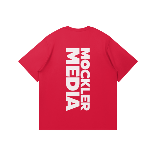 Vertical Logo T-shirt, Bright Red