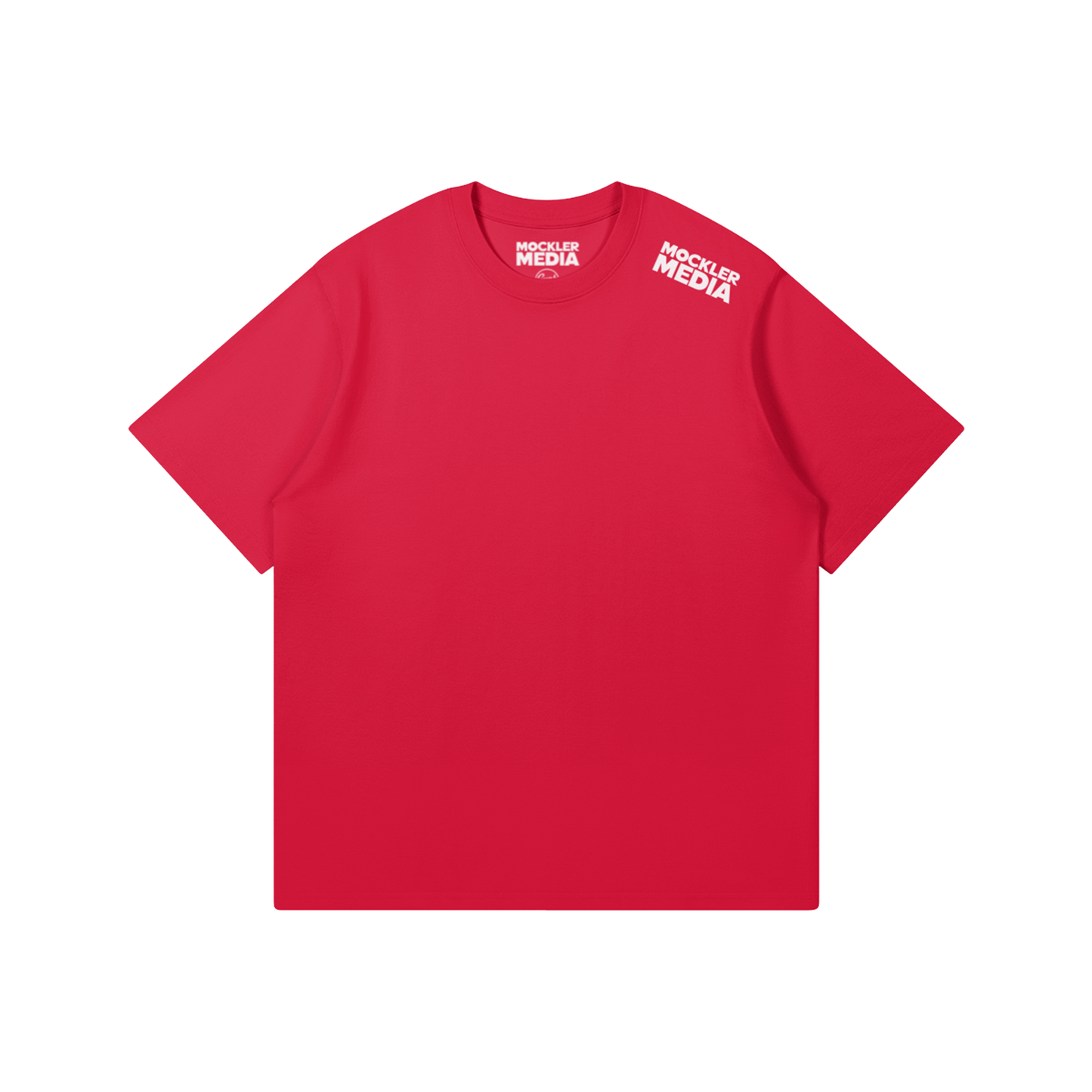 Vertical Logo T-shirt, Bright Red