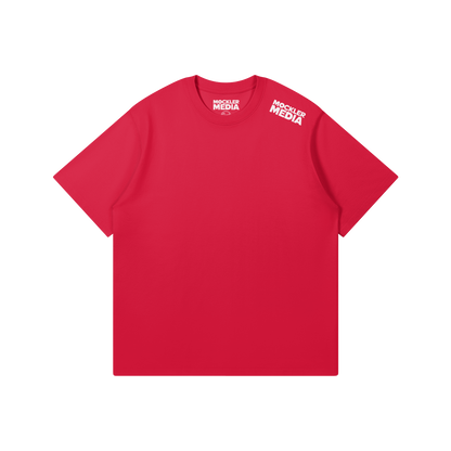 Vertical Logo T-shirt, Bright Red
