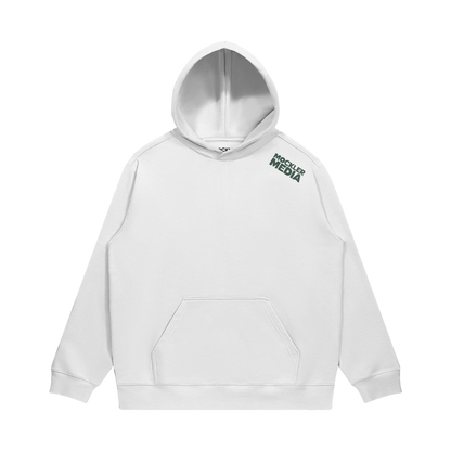 Vertical Logo Hoodie, White