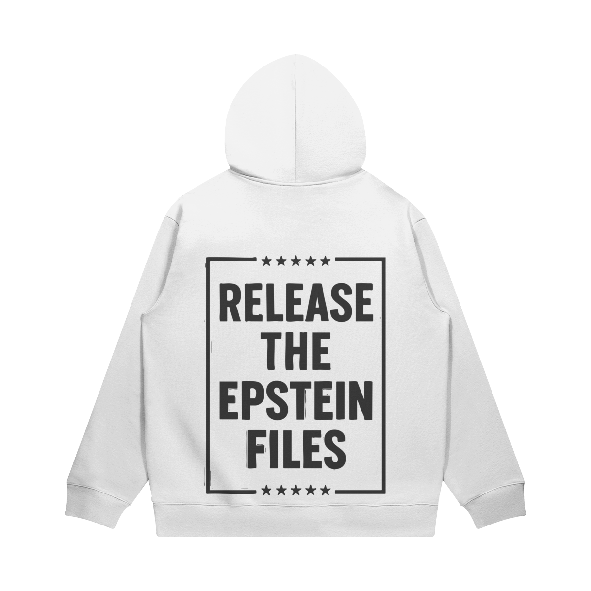 Release the Files Fleece Hoodie, White