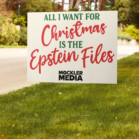 All I Want Yard Sign, 24"x 18"in