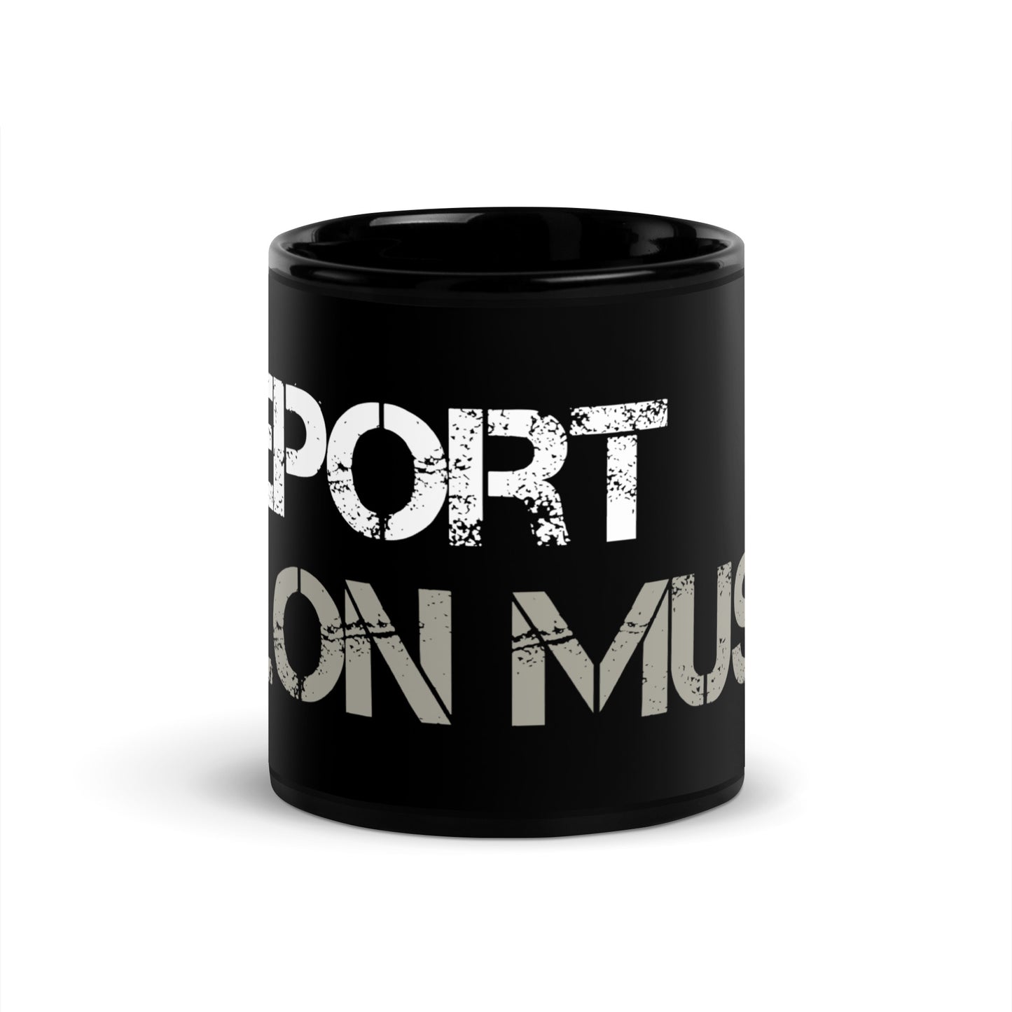 Deport Elon Mug, Black, 11 oz